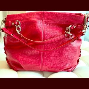 Coach Leather purse candy apple red!